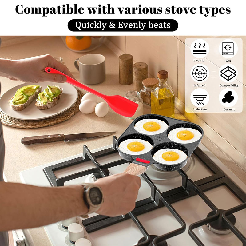 Deepened Egg Frying Pan with L - Mini Pancake Griddle のレビューと価格