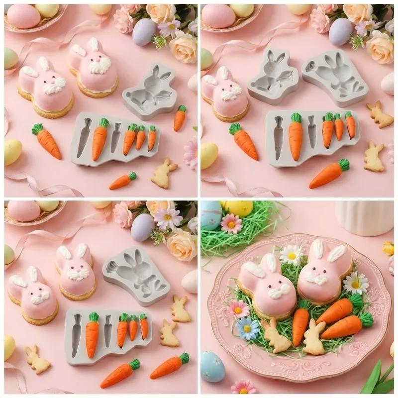 Latest Models 3Pcs Easter Bunn - Bunny Cake Mold のレビューと価格