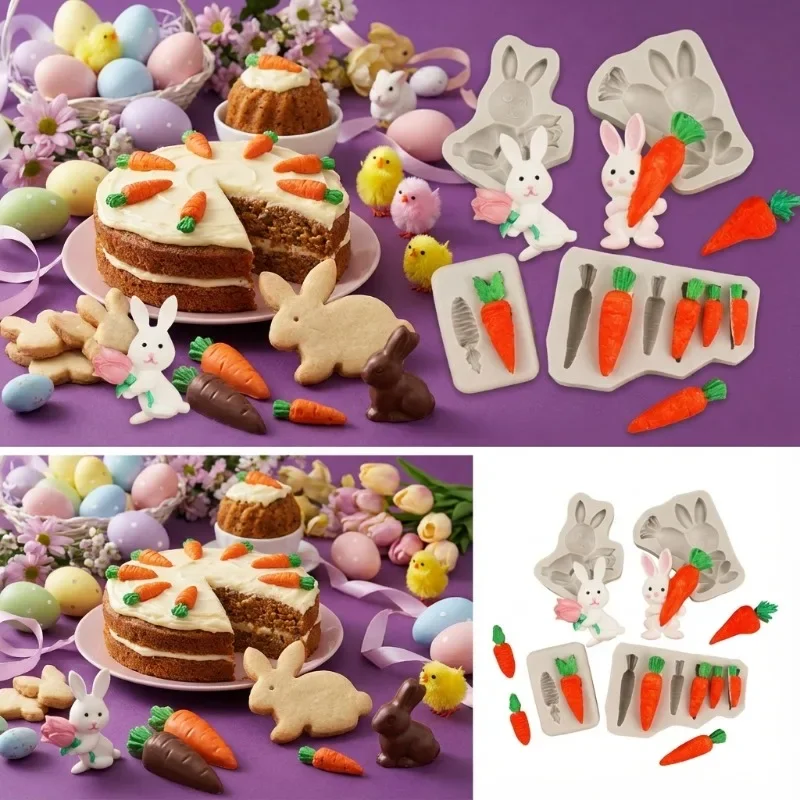 Latest Models 3Pcs Easter Bunn - Bunny Cake Mold のレビューと価格
