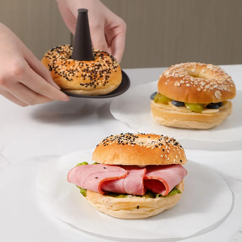6Pcs Bagel Tools Silicone Mold - Donut Mold Silicone のレビューと価格