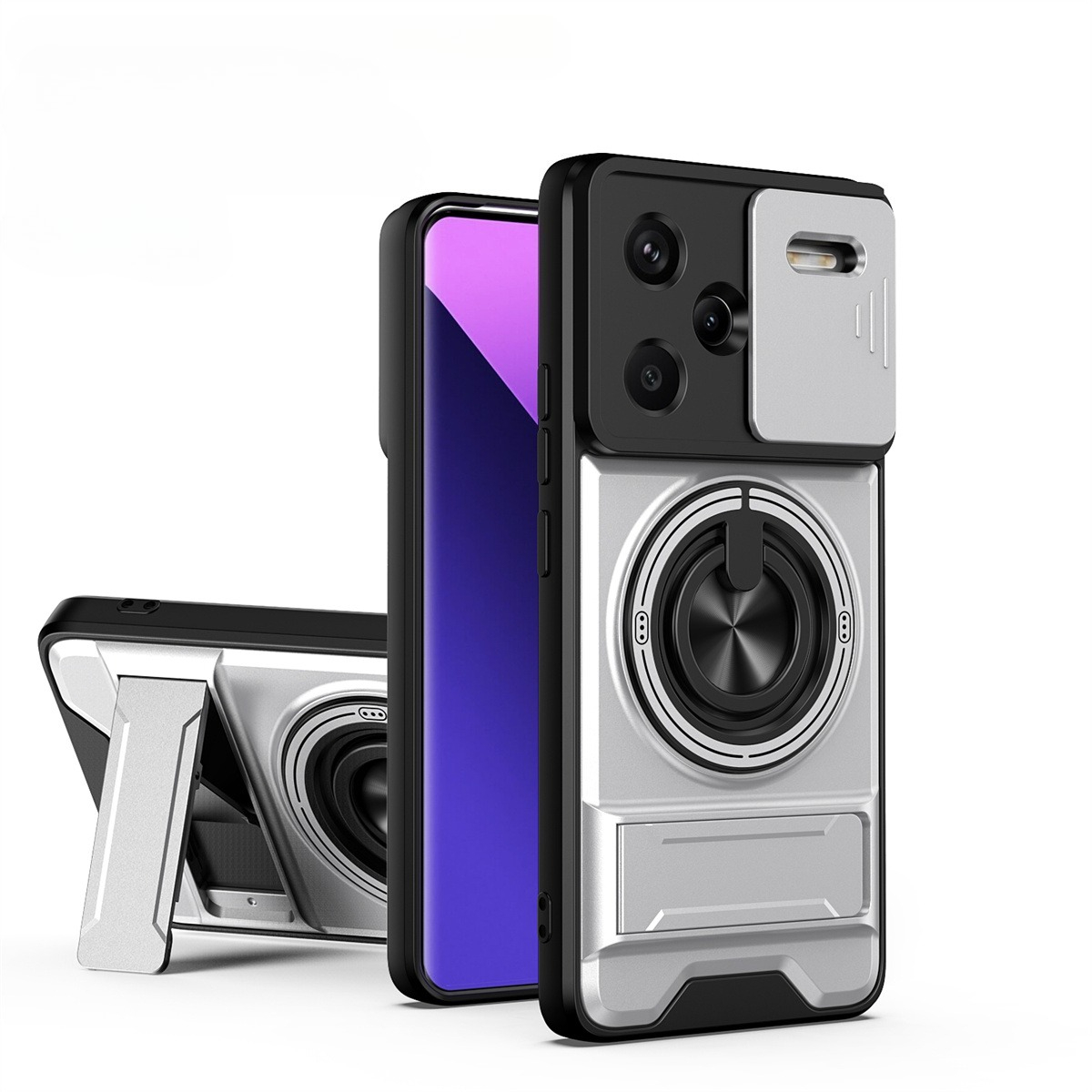Lens Slide Camera Phone Case f - Taco Stand Holder のレビューと価格