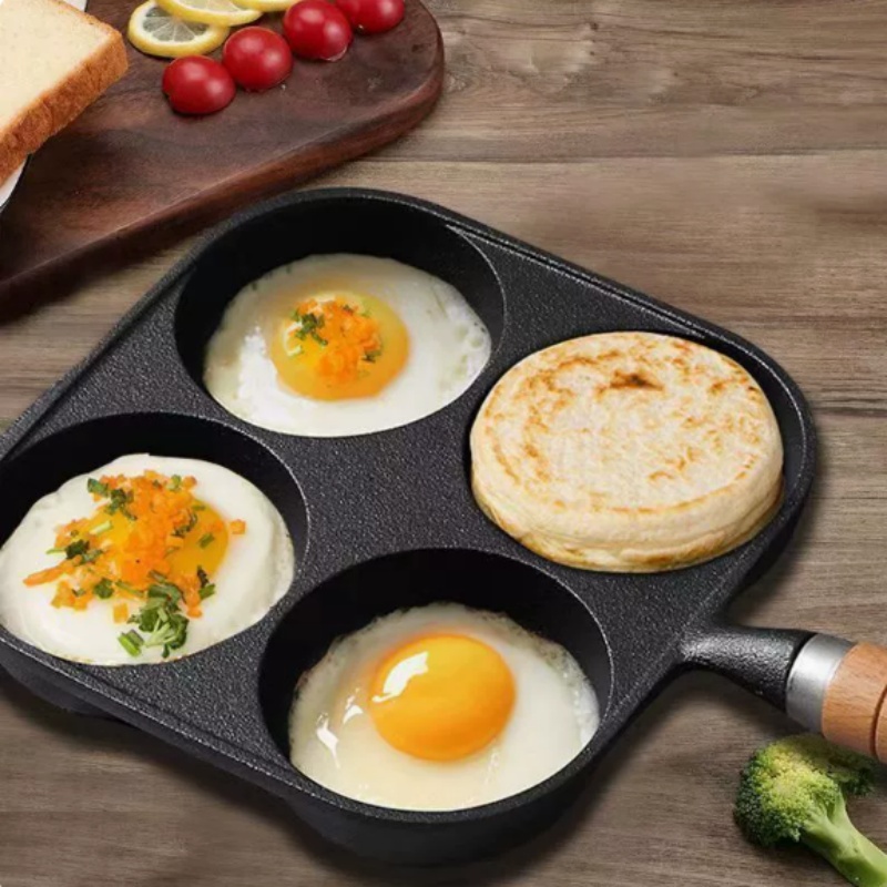 JUSTINLAU 2/4-Hole Omelette Po - Cast Iron Corn のレビューと価格