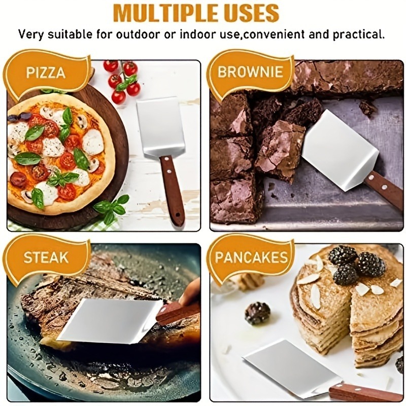 1pc, Brownie Spatula, Metal Br - Okonomiyaki Spatula のレビューと価格
