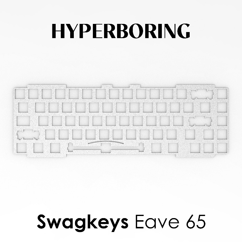 Swagkeys Eave65 Keyboard Posit - Crepe Pan Carbon のレビューと価格