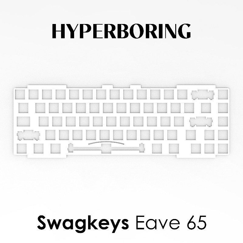 Swagkeys Eave65 Keyboard Posit - Crepe Pan Carbon のレビューと価格