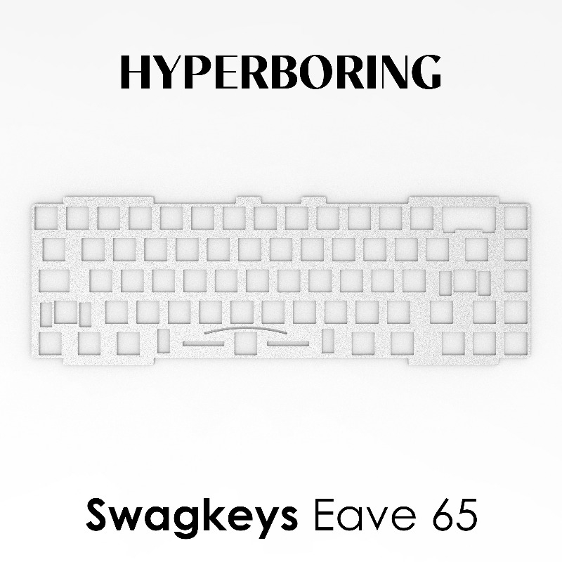 Swagkeys Eave65 Keyboard Posit - Crepe Pan Carbon のレビューと価格