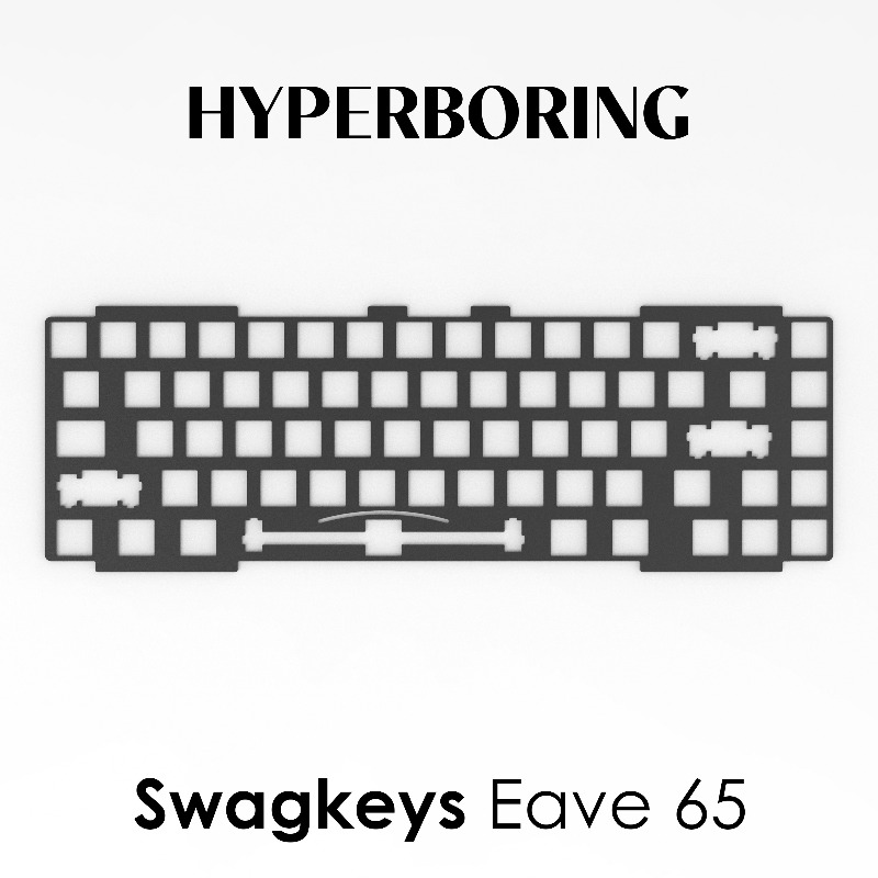 Swagkeys Eave65 Keyboard Posit - Crepe Pan Carbon のレビューと価格