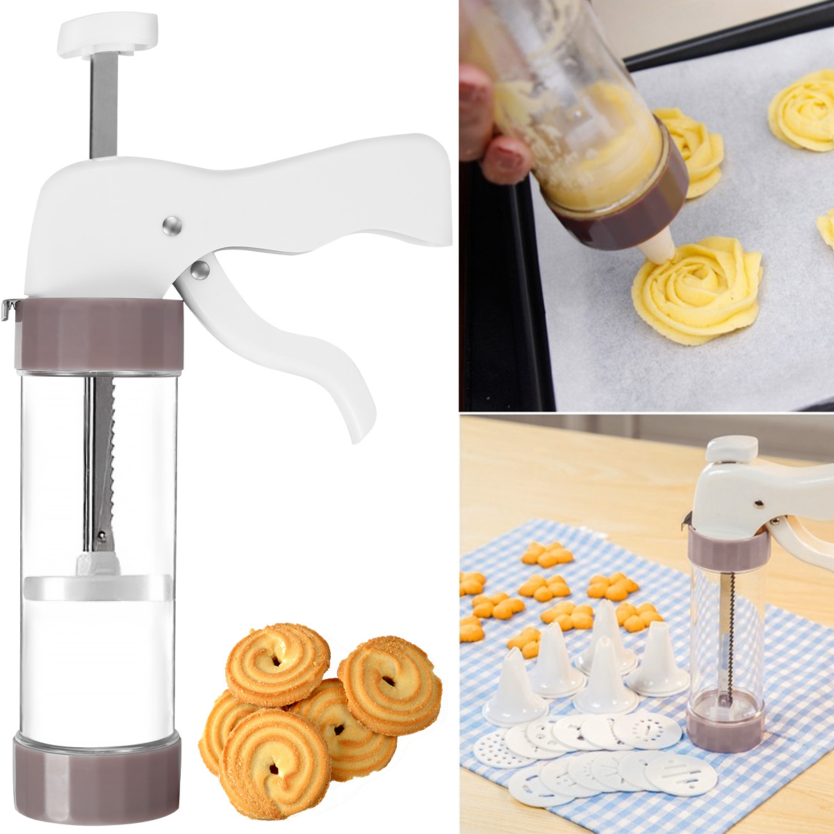 Cookie Press Set Cookie Press  - Churros Maker Gun のレビューと価格