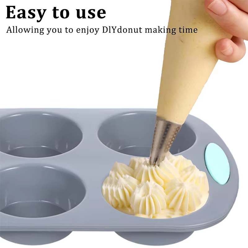 Silicone Fluted Cake Pans Non- - Donut Mold Silicone のレビューと価格