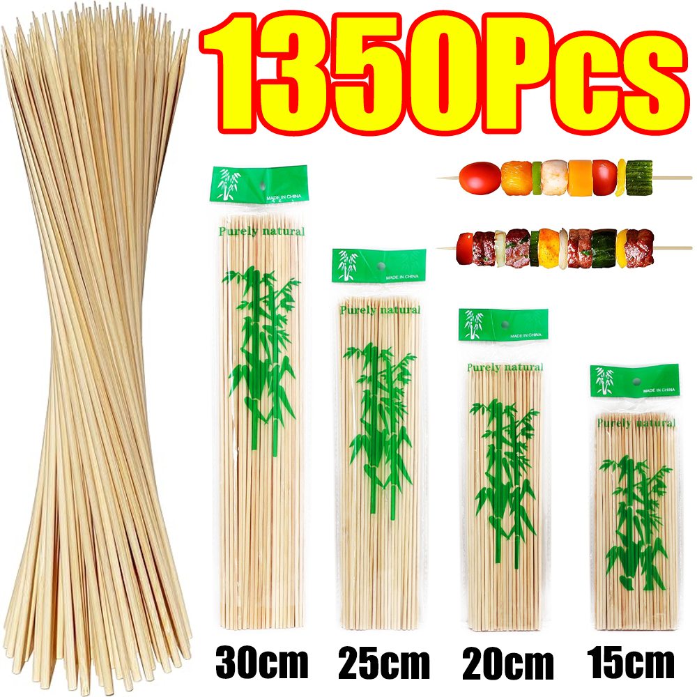 90-1350Pcs BBQ Skewers Bamboo  - Corn Dog Stick のレビューと価格